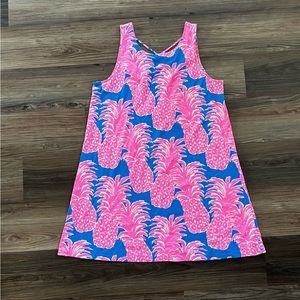 Lilly Pulitzer Women’s Kristen Dress. Blanca Pineapple. Women’s size XL.